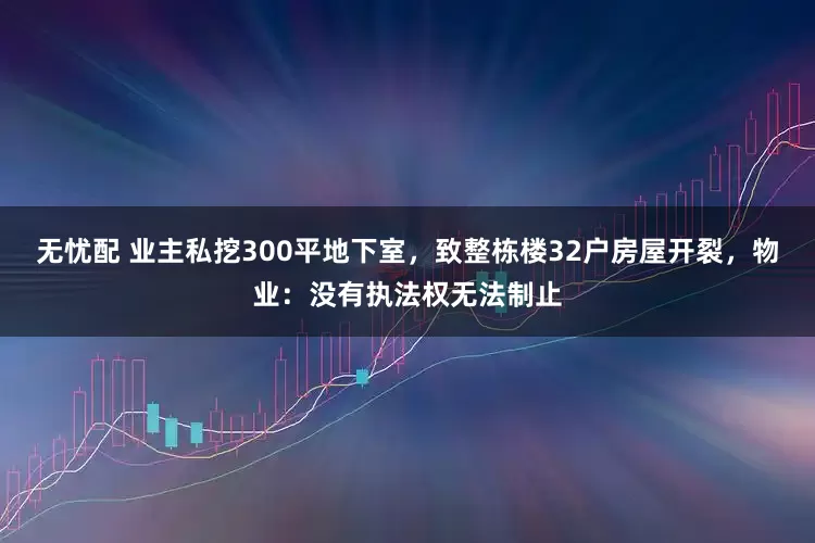 无忧配 业主私挖300平地下室，致整栋楼32户房屋开裂，物业：没有执法权无法制止